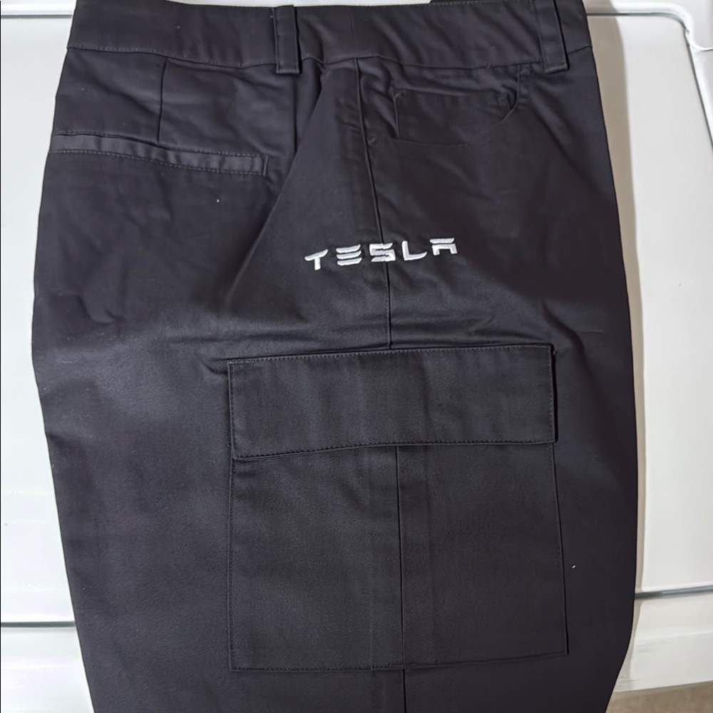 Tesla Men's Black Cargo Pants